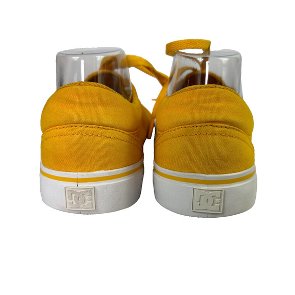 DC Mens Size 9 Trase Tx Skateboard Shoes 300126 Low Top Lace Up Yellow - Picture 6 of 11